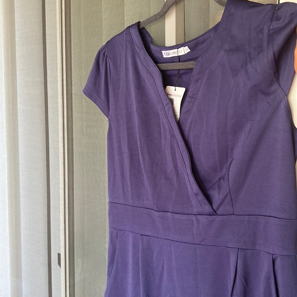 Navy Blue Pencil Dress